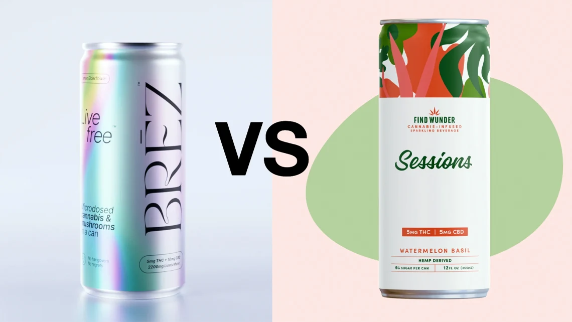 BREZ vs Find Wunder Review – Which Cannabis Drink is Better?