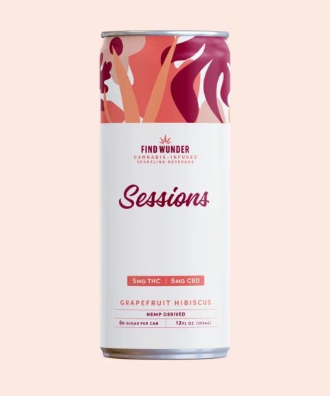 Grapefruit Hibiscus 5mg THC per can low-dose